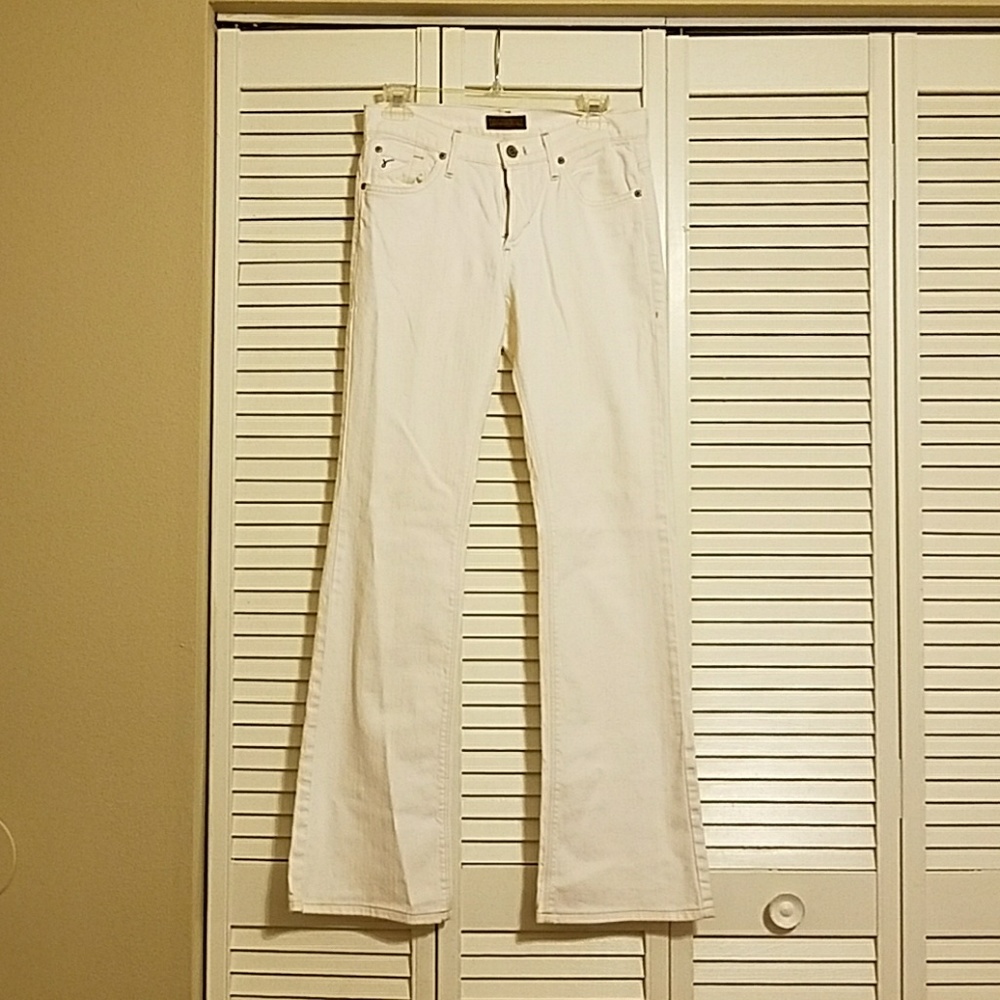 White Flare Jeans